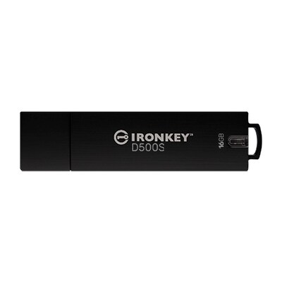 Kingston 16 GB IronKey D500S verschlüsselter USB-Stick USB-A 3.2 Gen1 Standard