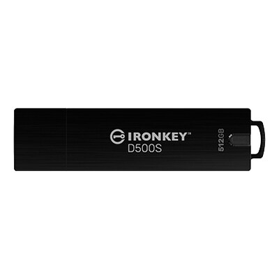 CD R günstig Kaufen-Kingston 512 GB IronKey D500S verschlüsselter USB-Stick USB-A 3.2 Gen1 Standard. Kingston 512 GB IronKey D500S verschlüsselter USB-Stick USB-A 3.2 Gen1 Standard <![CDATA[• XTS AES 256-Bit-Verschlüsselung • FIPS 140-3 Level 3 (ausstehend) ze