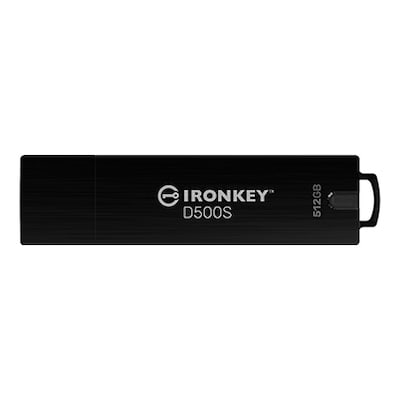 00 F  günstig Kaufen-Kingston 512 GB IronKey D500S verschlüsselter USB-Stick USB-A 3.2 Gen1 Standard. Kingston 512 GB IronKey D500S verschlüsselter USB-Stick USB-A 3.2 Gen1 Standard <![CDATA[• XTS AES 256-Bit-Verschlüsselung • FIPS 140-3 Level 3 (ausstehend) ze