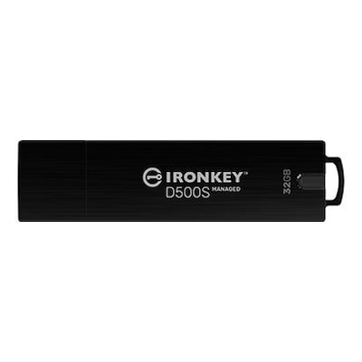 CD R günstig Kaufen-Kingston 32 GB IronKey D500S verschlüsselter USB-Stick USB-A 3.2 Gen1 Managed. Kingston 32 GB IronKey D500S verschlüsselter USB-Stick USB-A 3.2 Gen1 Managed <![CDATA[• XTS AES 256-Bit-Verschlüsselung • FIPS 140-3 Level 3 (ausstehend) zertif