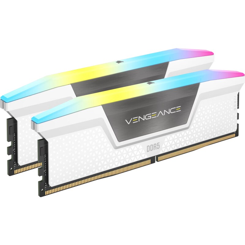 Corsair Vengeance RGB 32GB DDR5-5600 Kit (2x 16GB), CL36, weiß