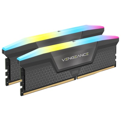 Corsair Vengeance RGB grau 64GB K;it, DDR5-5200, CL40-40-40-77