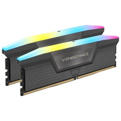 Corsair Vengeance RGB 64GB DDR5-5600 Kit (2x 32GB), CL40, grau