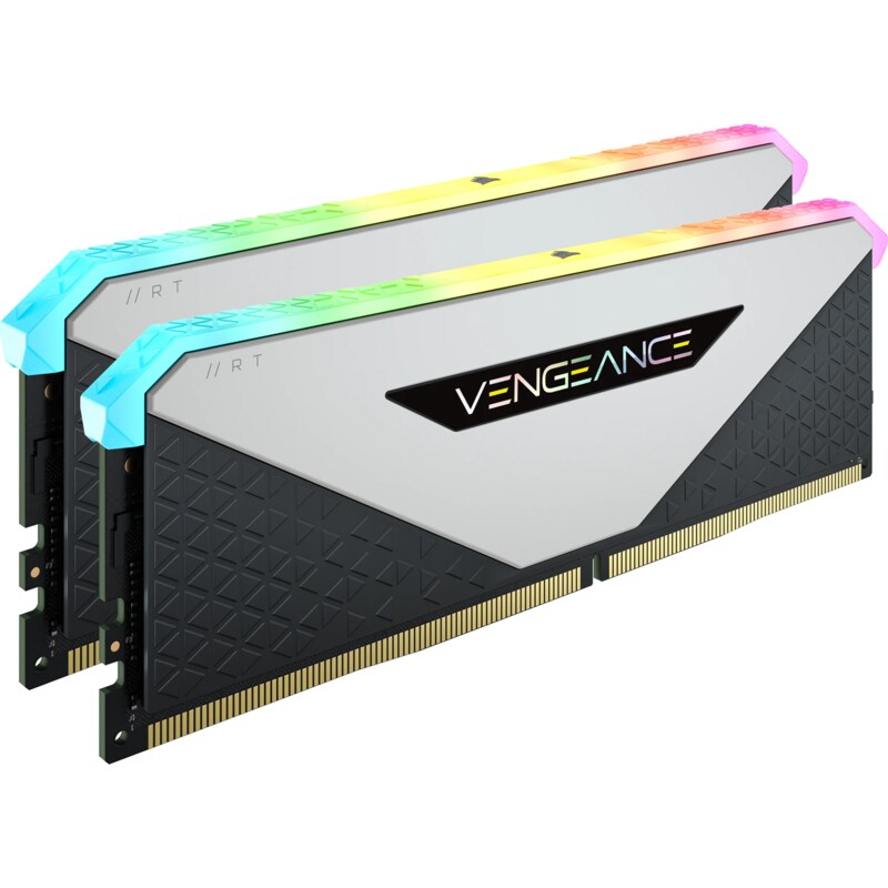 Corsair Vengeance RGB RT 64GB DDR4-3200 Kit (2x 32GB), CL16, weiß