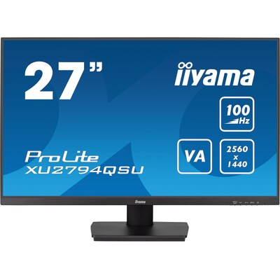 iiyama günstig Kaufen-iiyama ProLite XU2794QSU-B6 68.5 cm (27") WQHD VA Office Monitor HDMI, DP, USB. iiyama ProLite XU2794QSU-B6 68.5 cm (27") WQHD VA Office Monitor HDMI, DP, USB <![CDATA[• Energieeffizienzklasse: F • Größe: 68,5 cm (27 Zoll) 16:9, Auflösung: 