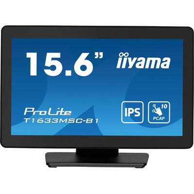 HD 2 günstig Kaufen-iiyama ProLite T1633MSC-B1 39,5cm (15,6") FHD IPS Touch-Monitor HDMI/DP/USB. iiyama ProLite T1633MSC-B1 39,5cm (15,6") FHD IPS Touch-Monitor HDMI/DP/USB <![CDATA[• Energieeffizienzklasse: C • Größe: 39,5 cm (15,6 Zoll) 16:9, Auflösung: 1.92