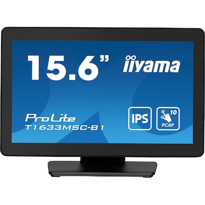 HD L  günstig Kaufen-iiyama ProLite T1633MSC-B1 39,5cm (15,6") FHD IPS Touch-Monitor HDMI/DP/USB. iiyama ProLite T1633MSC-B1 39,5cm (15,6") FHD IPS Touch-Monitor HDMI/DP/USB <![CDATA[• Energieeffizienzklasse: C • Größe: 39,5 cm (15,6 Zoll) 16:9, Auflösung: 1.92