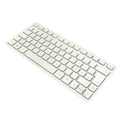 CHERRY KW 7100 Mini BT, Milk White - Bluetooth-Multi-Device Tastatur