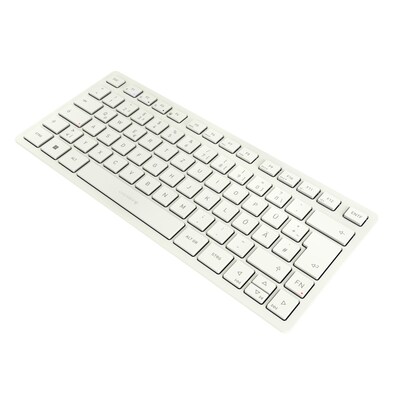 mini Blue  günstig Kaufen-CHERRY KW 7100 Mini BT, Milk White - Bluetooth-Multi-Device Tastatur. CHERRY KW 7100 Mini BT, Milk White - Bluetooth-Multi-Device Tastatur <![CDATA[• Anwendungsbereich: professionelles Arbeiten, kein Nummernblock • Kabellos, Bluetooth • Layout: deut