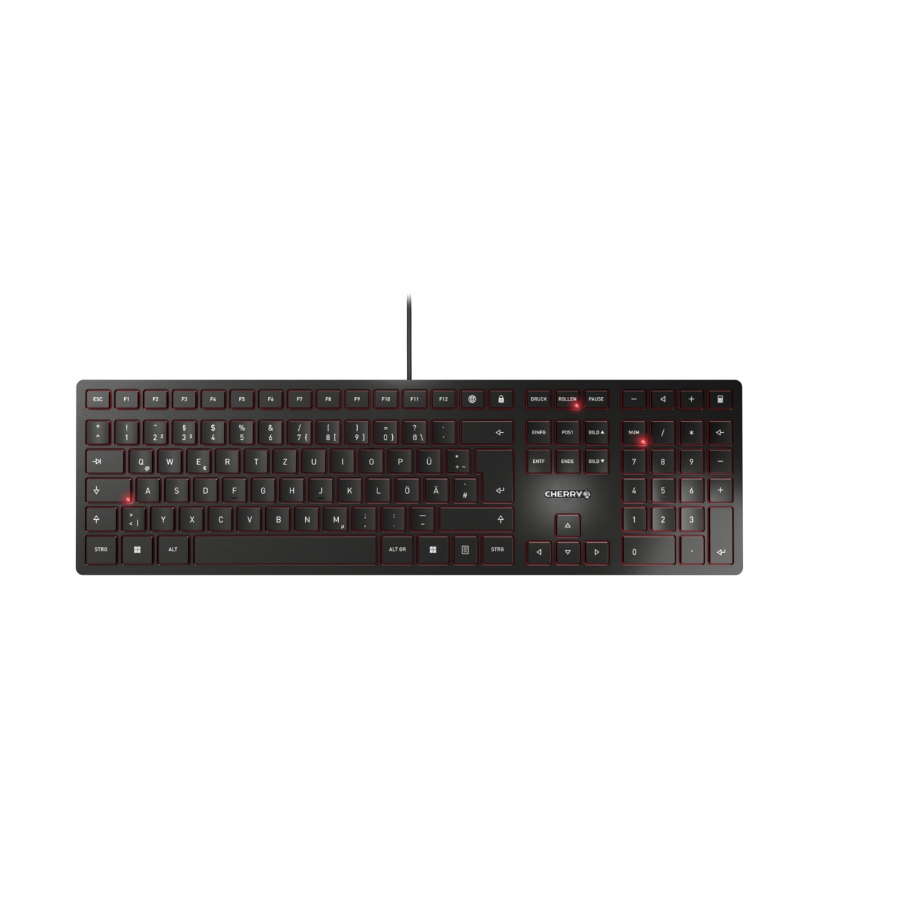 Cherry KC 6000 Slim Keyboard USB schwarz