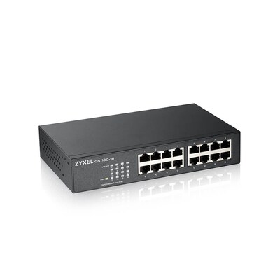 zu B günstig Kaufen-Zyxel GS-1100-16 V3. Zyxel GS-1100-16 V3 <![CDATA[• 16x Gigabit LAN • Lüfterlos für geräuschlosen Betrieb • Plug-n-Play-Gigabit-Geschwindigkeit • Für Reibungslosen Sprach- und Videoverkehr • Unterstützt Jumbo Frames (bis zu 9 KB)]]>. 