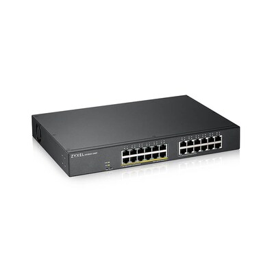 Switch Art günstig Kaufen-Zyxel GS1900-24EP. Zyxel GS1900-24EP <![CDATA[• 24x 1000Base-T Smart Managed PoE+ Switch • 12 Ports mit PoE+ (30W, max. Budget 130W) • Rackmount-Fähig]]>. 