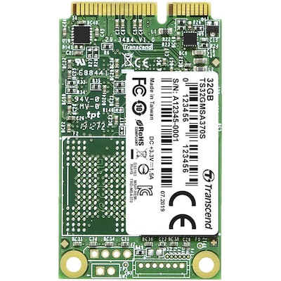 SD 32GB günstig Kaufen-Transcend SSD MSA370S MLC mSATA 32GB. Transcend SSD MSA370S MLC mSATA 32GB <![CDATA[• 32 GB • Steckkarte, mSATA (mini-SATA) • Maximale Lese-/Schreibgeschwindigkeit: 280 MB/s / 50 MB/s • Flash-Speicher-Bauart: MLC]]>. 