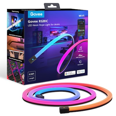 Einfache günstig Kaufen-Govee Gaming Table Neon Light. Govee Gaming Table Neon Light <![CDATA[• Wandleuchte • Farbe: Weiß • Amazon Alexa - Apple HomeKit - Google Home • Einfache Installation • Beeindruckende Farbpalette]]>. 