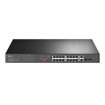 Gigabit LAN günstig Kaufen-TP-Link TL-SG1218MP 18x GB-LAN (16x PoE+). TP-Link TL-SG1218MP 18x GB-LAN (16x PoE+) <![CDATA[• 18x 10/100/1000Mbps-Autoabstimmungs-RJ45-Ports • davon 16x PoE • 16 PoE+-Ports • 2x Kombo Gigabit SFP slots]]>. 