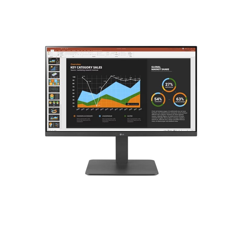 LG 24BR550Y-C 60,4 cm (23,8") Full HD 16:9 IPS Monitor HDMI/DP/DVI Pivot