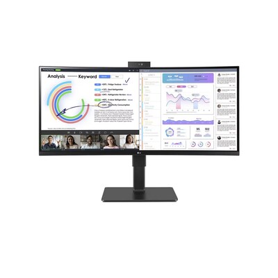 AS 7  günstig Kaufen-LG 34BQ77QC-B 86.7cm (34") UWQHD 21:9 IPS curved Monitor HDMI/DP/USB-C, Webcam. LG 34BQ77QC-B 86.7cm (34") UWQHD 21:9 IPS curved Monitor HDMI/DP/USB-C, Webcam <![CDATA[• Energieeffizienzklasse: G • Größe: 86,72 cm (34 Zoll) 21:9, Auflösung: