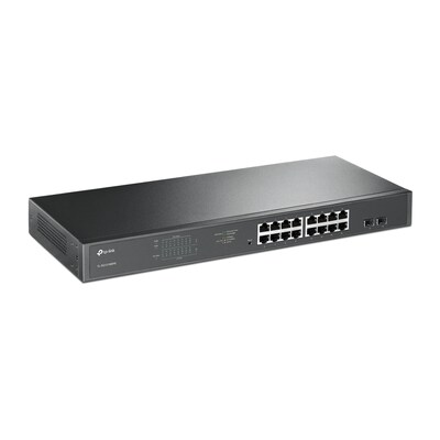 Art La günstig Kaufen-TP-Link TL-SG1218MPE 16-Port Gigabit PoE+ Easy Smart Switch. TP-Link TL-SG1218MPE 16-Port Gigabit PoE+ Easy Smart Switch <![CDATA[• 16 10/100/1000Mbit/s-RJ45-PoE+-Switch mit 2 SFP-Slots • PoE+ unterstützt an 16 Ports, 192 W Budget • Managed, VLAN-f