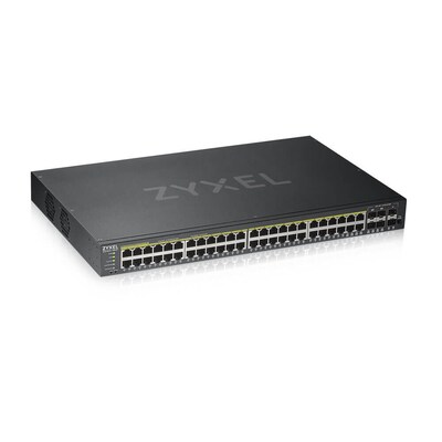 20 W günstig Kaufen-Zyxel GS1920-48HPV2. Zyxel GS1920-48HPV2 <![CDATA[• 48-port GbE Smart Managed PoE Switch • 44x RJ-45 (100/1000Base-T), 4x SFP Combo (100M/1Gb/s) • davon 48x PoE+ (max. Budget 375W) • 2x SFP (1Gb/s)]]>. 