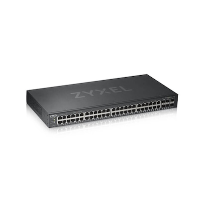 10 S  günstig Kaufen-Zyxel GS1920-48V2. Zyxel GS1920-48V2 <![CDATA[• 48-port GbE Smart Managed Switch • 44x RJ-45 (100/1000Base-T), 4x SFP Combo (100M/1Gb/s) • 2x SFP (1Gb/s)]]>. 