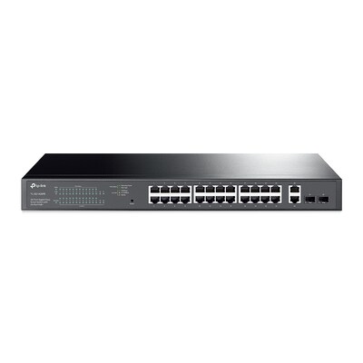 TF 14 günstig Kaufen-TP-Link TL-SG1428PE 28x GB-LAN (24x PoE+). TP-Link TL-SG1428PE 28x GB-LAN (24x PoE+) <![CDATA[• 26x GbE (1000Base-T), 2x SFP • PoE+ unterstützt an 26 Ports, 250 W Budget • Managed, VLAN-fähig, Rackmountfähig • 2x Kombo Gigabit SFP slots]]>. 