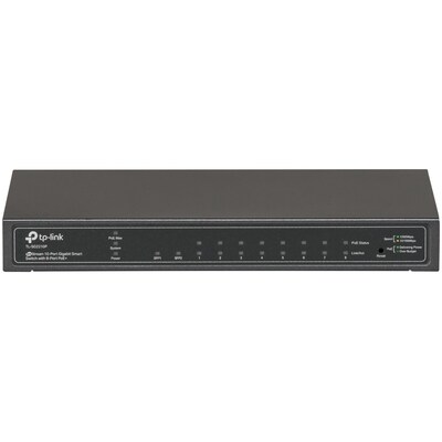 hi w  günstig Kaufen-TP-Link TL-SG2210P V3.0 8x GB-LAN, PoE. TP-Link TL-SG2210P V3.0 8x GB-LAN, PoE <![CDATA[• 8x GbE (1000Base-T) • PoE+ unterstützt an 8 Ports, 58 W Budget • 2x SFP • Managed, VLAN-fähig]]>. 