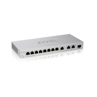 1250 g günstig Kaufen-ZyXEL XGS1250-12 Switch 12-port, 1 & 10 Gbit/s, 1x SFP+. ZyXEL XGS1250-12 Switch 12-port, 1 & 10 Gbit/s, 1x SFP+ <![CDATA[• 12-Port Web-Managed Multi-Gigabit Switch • 8x RJ-45 (100/1000Base-T), 3x RJ-45 (2.5 / 5 / 10GBase-T) • 1x SFP+ (1 / 1