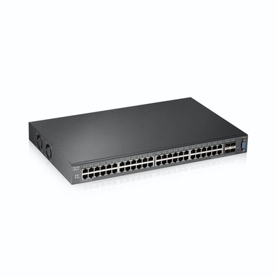 10 H  günstig Kaufen-ZyXEL XGS2210-52. ZyXEL XGS2210-52 <![CDATA[• 48-port GbE Managed Layer 3 Access Switch • 48x RJ-45 (100/1000Base-T) • 4x SFP+ (1 / 10 Gb/s) • Rackmount-Fähig, Stackbar]]>. 