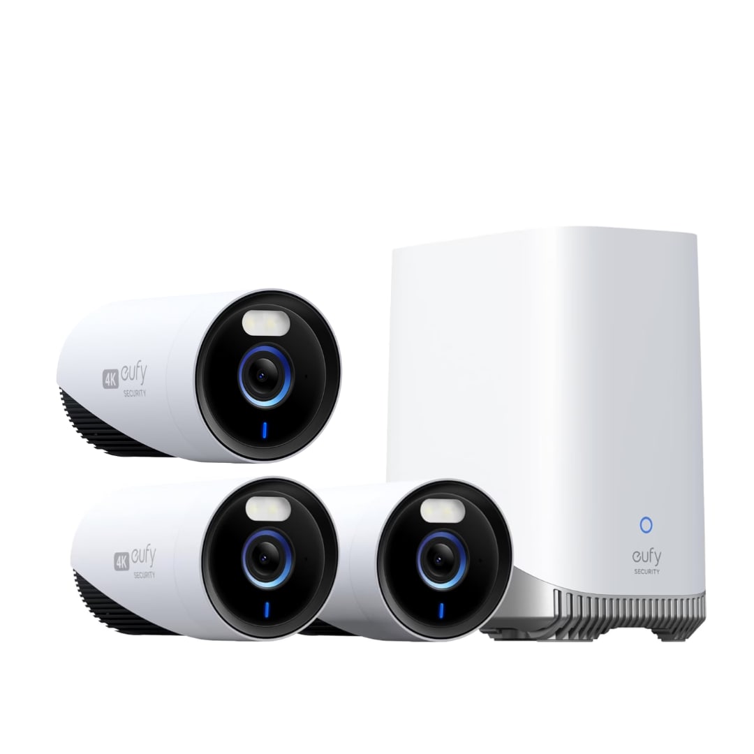 eufy E330 &Uuml;berwachungskamera Set 3+1 4K Outdoor NVR 1TB lokaler Speicher