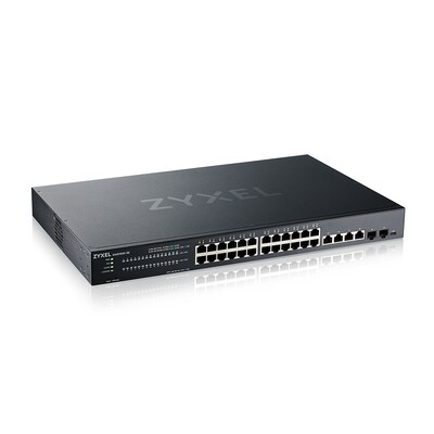 ge 100 günstig Kaufen-ZyXEL XMG1930-30. ZyXEL XMG1930-30 <![CDATA[• 24-port 2.5Gb Smart Managed Layer 3 Switch • 24x RJ-45 (1000 / 2.5GBase-T), 4x RJ-45 (10GBase-T) • 2x SFP+ (1 / 10 Gb/s) • Rackmount-Fähig]]>. 