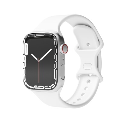 Sport Watch günstig Kaufen-Vonmählen Silicone Loop Case 1 Band One White 38/40/41mm. Vonmählen Silicone Loop Case 1 Band One White 38/40/41mm <![CDATA[• Sportliches Uhrenarmband im schlanken Design für die Apple Watch • Das Armband ist aus Silikon gefertigt • Unauf
