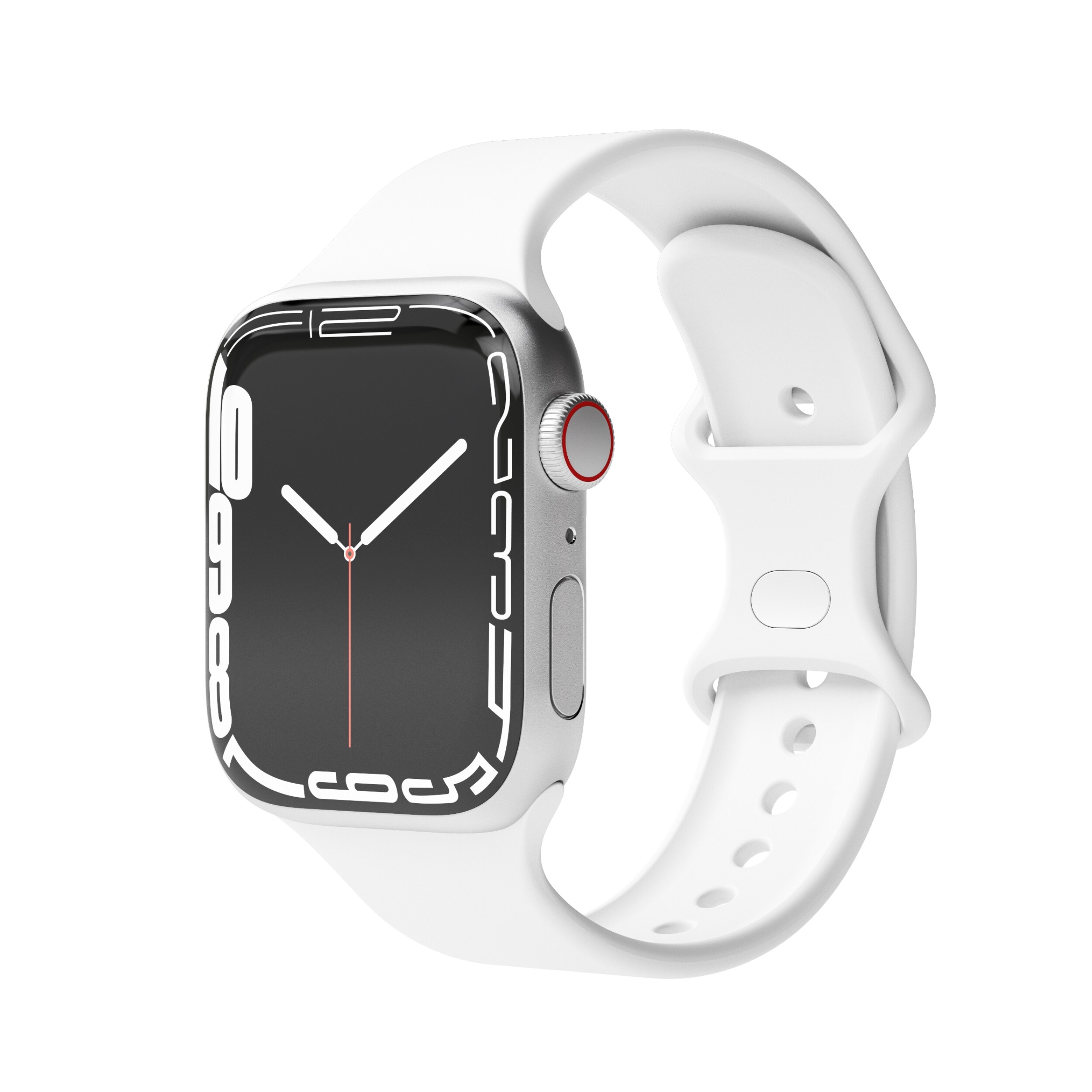 Vonm&auml;hlen Silicone Loop Case 2 Band One White 42/44/45/49mm