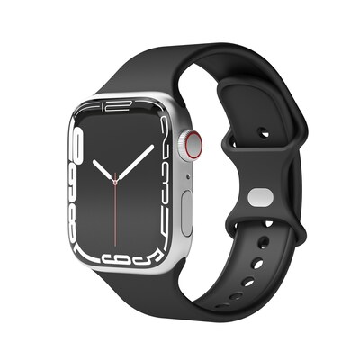 Case/Schutzbox günstig Kaufen-Vonmählen Silicone Loop Case 2 Band One Black 42/44/45/49mm. Vonmählen Silicone Loop Case 2 Band One Black 42/44/45/49mm <![CDATA[• Sportliches Uhrenarmband im schlanken Design für die Apple Watch • Das Armband ist aus Silikon gefertigt •