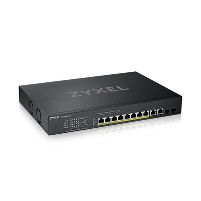 AM 2 günstig Kaufen-ZyXEL XS1930-12HP. ZyXEL XS1930-12HP <![CDATA[• 10-port 10G Multi-Gig PoE Lite-L3 Smart Managed Switch • 10x RJ-45 (1G / 2.5G / 5G / 10GBase-T) • 8x PoE++ (je 60W), Gesamtbudget: 375W • 2x SFP+ (1 / 10 Gb/s) • Rackmount-Fähig]]>. 