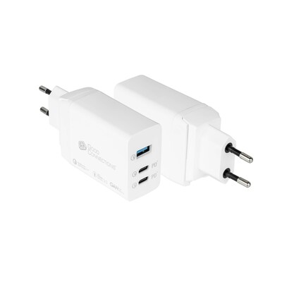 AC Schnelllade günstig Kaufen-GC USB-Schnellladegerät 65W mit GaN-Technologie, 2xUSB-C+1xUSB-A, PD 3.0, QC 3.0. GC USB-Schnellladegerät 65W mit GaN-Technologie, 2xUSB-C+1xUSB-A, PD 3.0, QC 3.0 <![CDATA[• USB-Schnellladegerät 65W • für Smartphones, Tablets, iPad, MacBoo