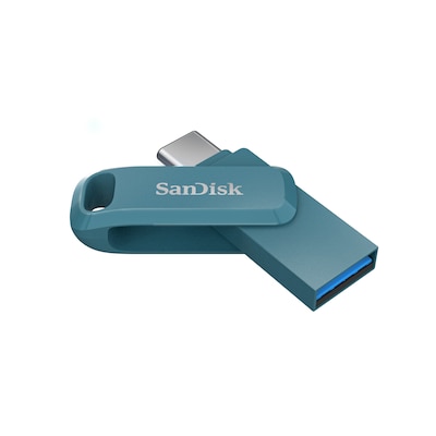 Dual günstig Kaufen-SanDisk Ultra Dual Drive Go 128 GB USB 3.1 Type-C / USB-A Stick Navagio Bay Blau. SanDisk Ultra Dual Drive Go 128 GB USB 3.1 Type-C / USB-A Stick Navagio Bay Blau <![CDATA[• Schnittstelle: USB 3.2 Gen 1 • Farbe: Navagio Bay Blue • Geschwindigkeiten 