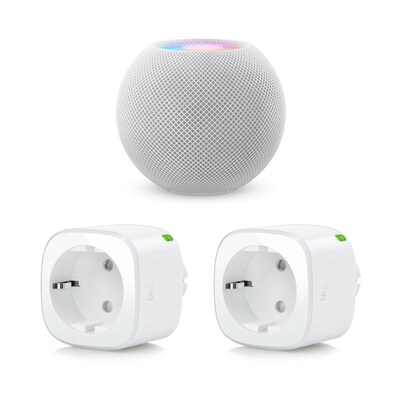 WLAN,Mini günstig Kaufen-Eve Energy (Matter)  - Smarte Steckdose , 2er Pack mit HomePod mini. Eve Energy (Matter)  - Smarte Steckdose , 2er Pack mit HomePod mini <![CDATA[• 2er Pack, TÜV-zertifiziert • Matter-fähig • Sprachsteuerung • Einfache Einrichtung • 100% Priva