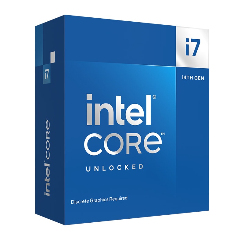 INTEL Core i7-14700KF 3,4 GHz 8+12 Kerne 33MB Cache Sockel 1700 Boxed o. L&uuml;fter