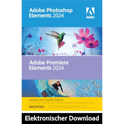 Photoshop & Premiere Elements 2024 | Mac | Studenten & Lehrer | Download