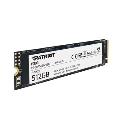 1200 günstig Kaufen-Patriot P300 SSD 512GB NVMe M2 2280. Patriot P300 SSD 512GB NVMe M2 2280 <![CDATA[• 512 GB - 3,8 mm Bauhöhe • M.2 2280 Card, PCIe 3.0 • Maximale Lese-/Schreibgeschwindigkeit: 1700 MB/s / 1200 MB/s • Mainstream: Sehr gutes Preisleistungs-Verhältn