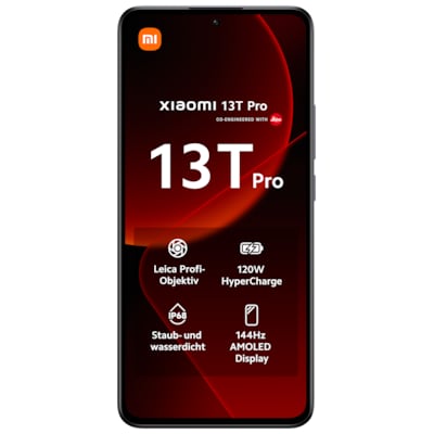 SMART 200 günstig Kaufen-Xiaomi 13T Pro 5G 12/512GB Dual-SIM Smartphone black EU. Xiaomi 13T Pro 5G 12/512GB Dual-SIM Smartphone black EU <![CDATA[• Farbe: schwarz • 3,35 GHz MediaTek Dimensity 9200+ Octa-Core-Prozessor • 50 Megapixel Hauptkamera • 16,9 cm (6,67 Zoll) AMO