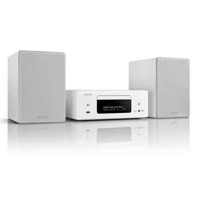 Denon CEOL N-12DABWTE2 CD-Kompaktanlage HEOS Multiroom Bluetooth weiß