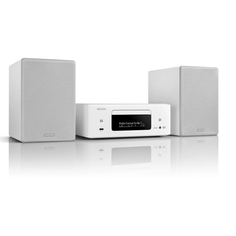 Kleiner und günstig Kaufen-Denon CEOL N-12DABWTE2 CD-Kompaktanlage HEOS Multiroom Bluetooth weiß. Denon CEOL N-12DABWTE2 CD-Kompaktanlage HEOS Multiroom Bluetooth weiß <![CDATA[• Kraftvoller Sound für kleinere Räume • Einfache Verbindung mit dem Fernseher dank HDMI ARC • 