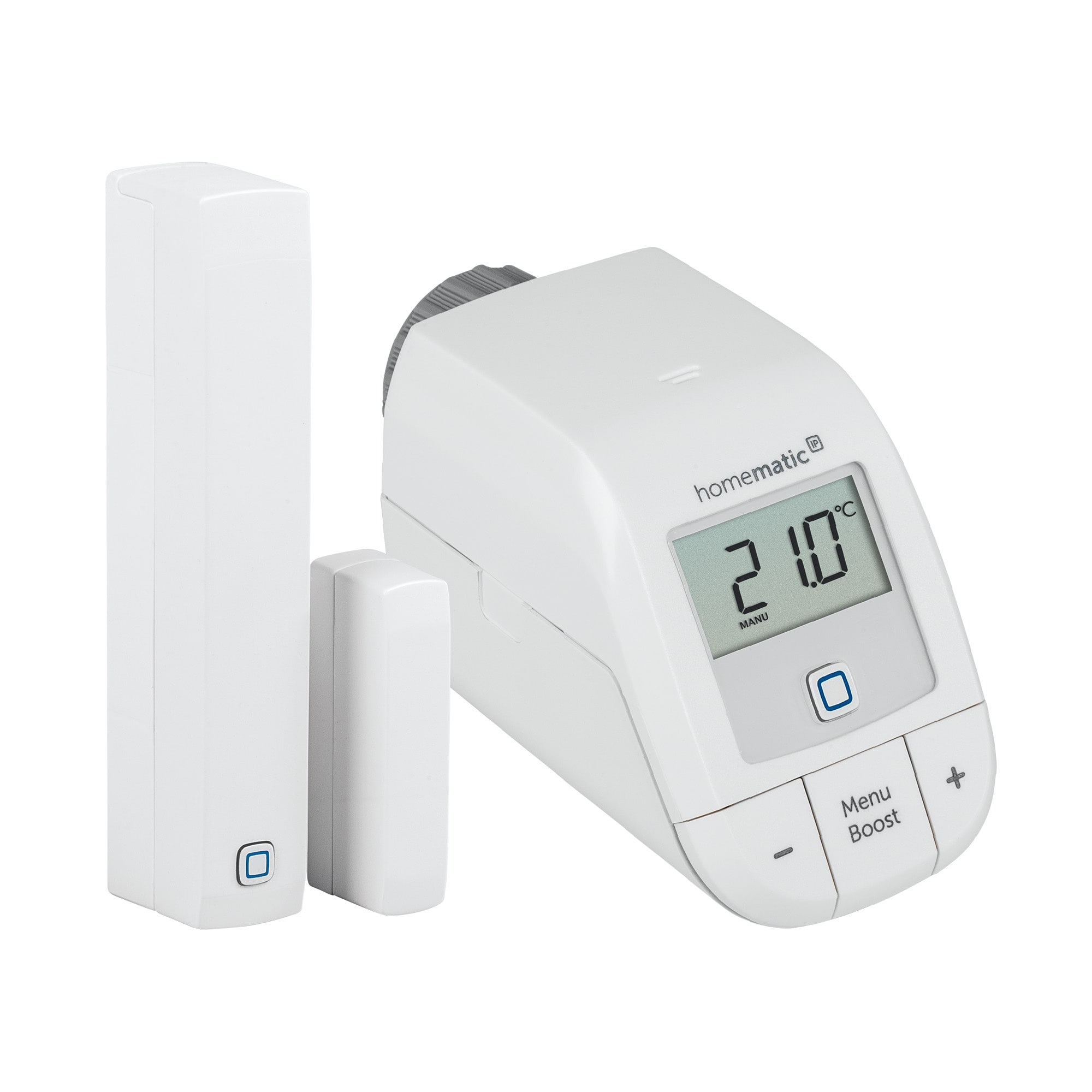 Homematic IP Set Heizen easy connect mit Thermostat und Fensterkontakt