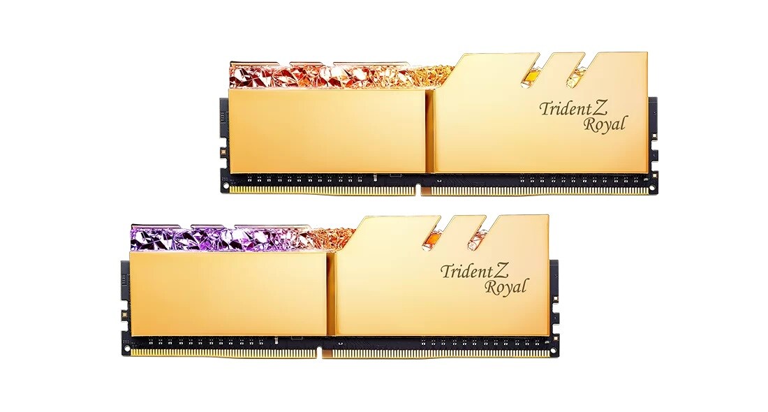 128GB (4x32GB) G.Skill TridentZ Royal Gold DDR4-3600 CL16 RAM Speicher Kit