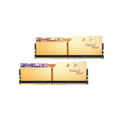 ST 1  günstig Kaufen-128GB (4x32GB) G.Skill TridentZ Royal Gold DDR4-3600 CL16 RAM Speicher Kit. 128GB (4x32GB) G.Skill TridentZ Royal Gold DDR4-3600 CL16 RAM Speicher Kit <![CDATA[• 128 GB (RAM-Module: 4 Stück) • DDR4-RAM 3600 MHz • CAS Latency (CL) 16 • Anschluss:2