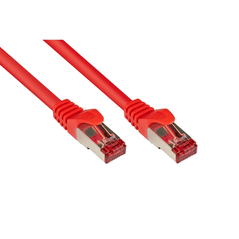 2x 1 günstig Kaufen-Good Connections 0,15m RNS Patchkabel CAT6 S/FTP PiMF rot. Good Connections 0,15m RNS Patchkabel CAT6 S/FTP PiMF rot <![CDATA[• Cat.6 Patchkabel, 250 MHz, Rastnasenschutz (RNS) • Anschlüsse: 2x RJ45-Stecker, Schirmung: S/FTP, PiMF • Innenleiter: AWG 27, A