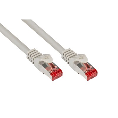 250 gr günstig Kaufen-Good Connections 0,25m RNS Patchkabel CAT6 S/FTP PiMF grau. Good Connections 0,25m RNS Patchkabel CAT6 S/FTP PiMF grau <![CDATA[• Cat.6 Patchkabel, 250 MHz, Rastnasenschutz (RNS) • Anschlüsse: 2x RJ45-Stecker, Schirmung: S/FTP, PiMF • Innenleiter: 