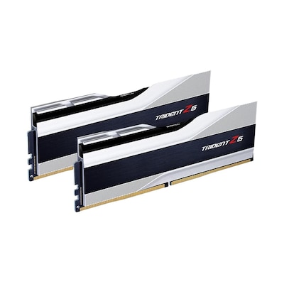 32GB RAM günstig Kaufen-32GB (2x16GB) G.Skill Trident Z5 Silber DDR5-6000 CL40 RAM Speicher Kit. 32GB (2x16GB) G.Skill Trident Z5 Silber DDR5-6000 CL40 RAM Speicher Kit <![CDATA[• 32 GB (RAM-Module: 2 Stück) • DDR5-RAM 6000 MHz • CAS Latency (CL) 40 • Anschluss:288-pin,