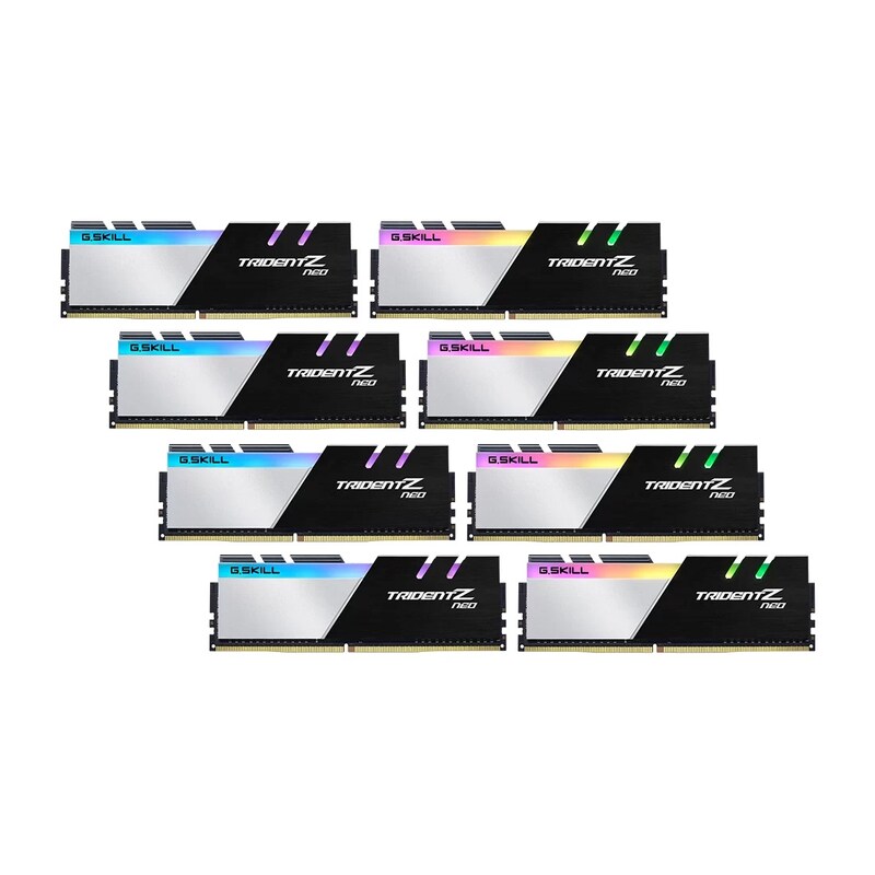 256GB (8x32GB) G.Skill Trident Z Neo DDR4-3200 CL16 RAM Speicher Kit